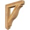 Ekena Millwork Funston Arts & Crafts Rough Sawn Bracket, Western Red Cedar, 6"W x 38"D x 42"H BKT06X38X42FST03RWR - alternate 1